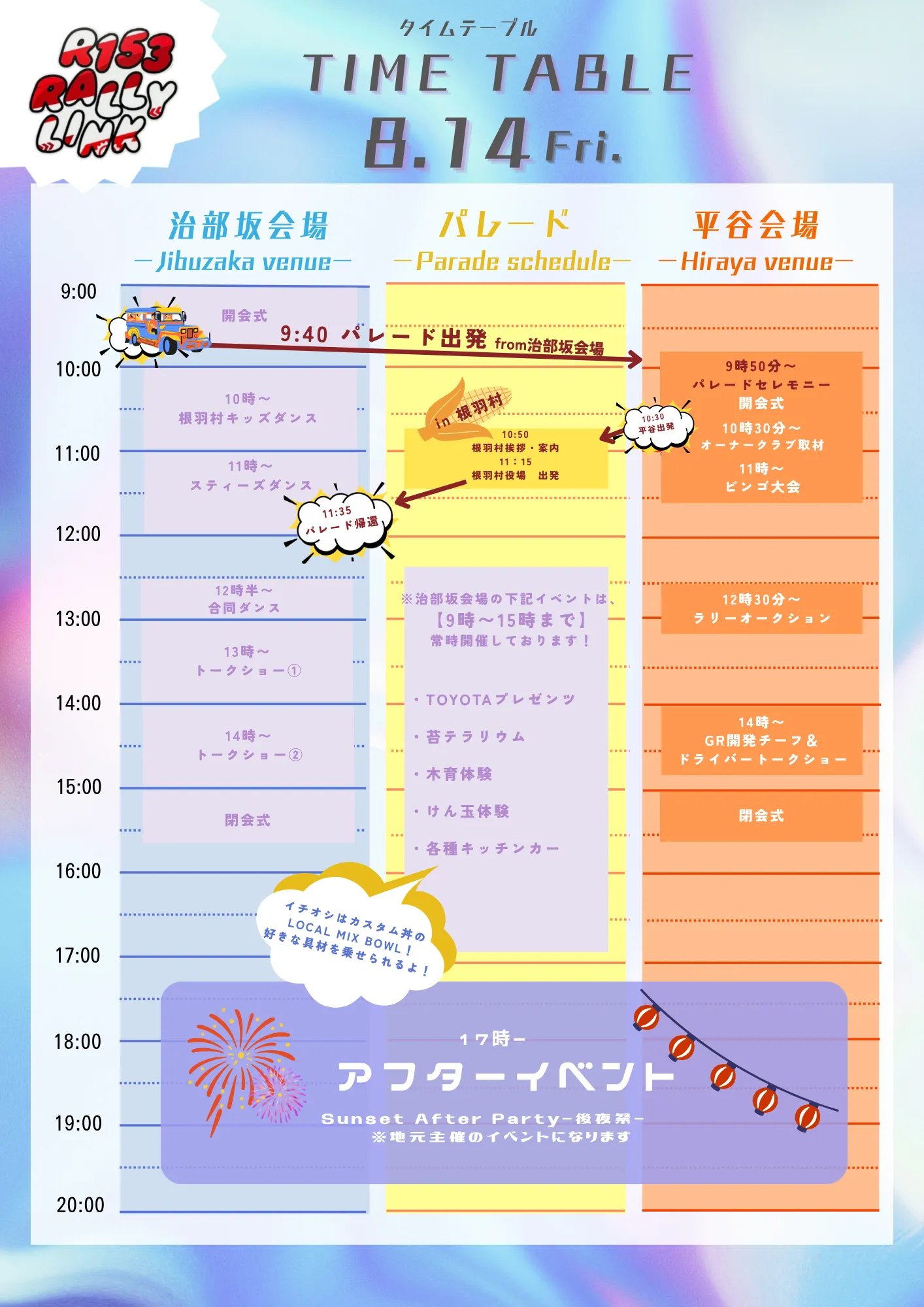 タイムテーブル
